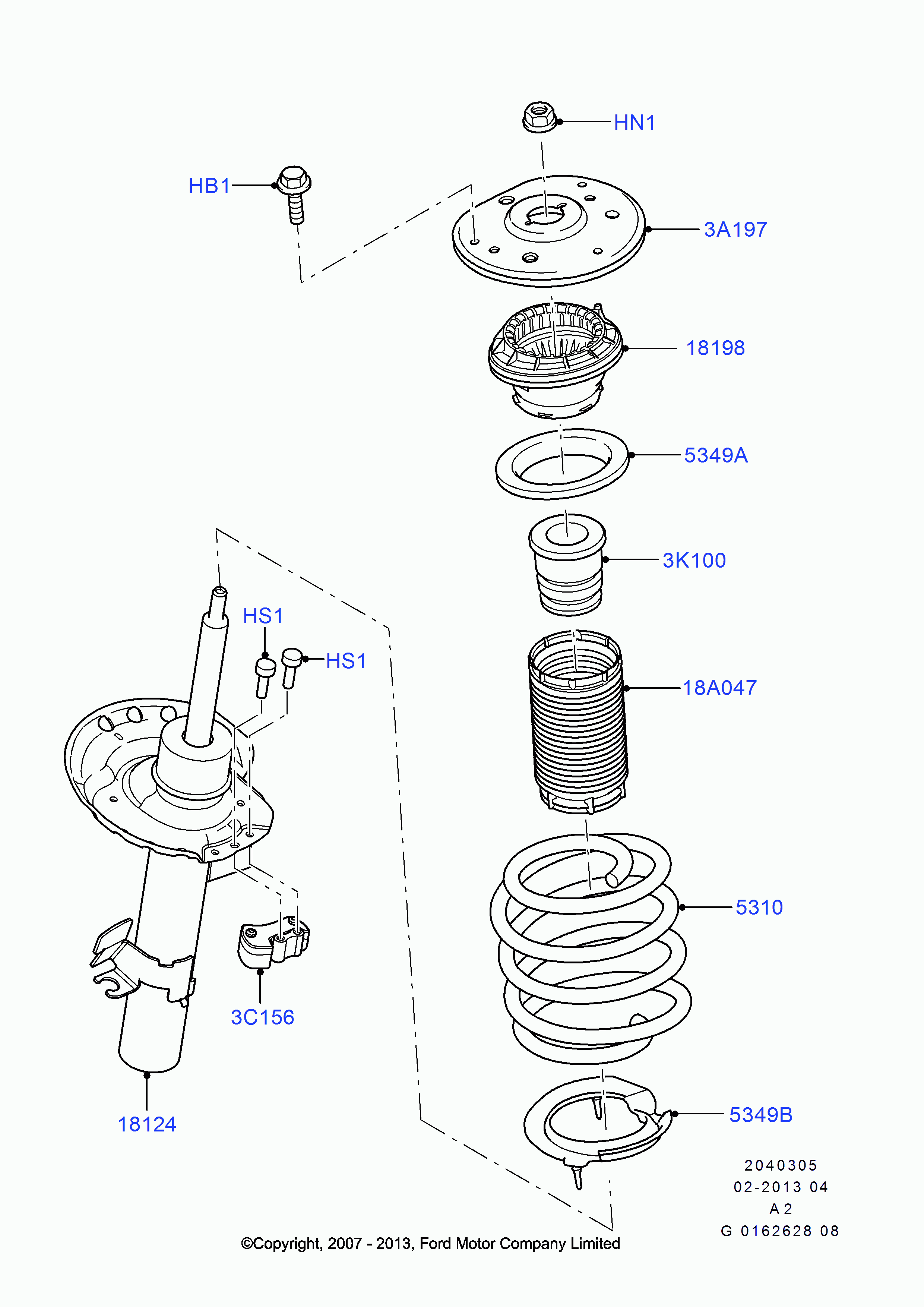 FORD 1470875 - Пружина ходовой части unicars.by