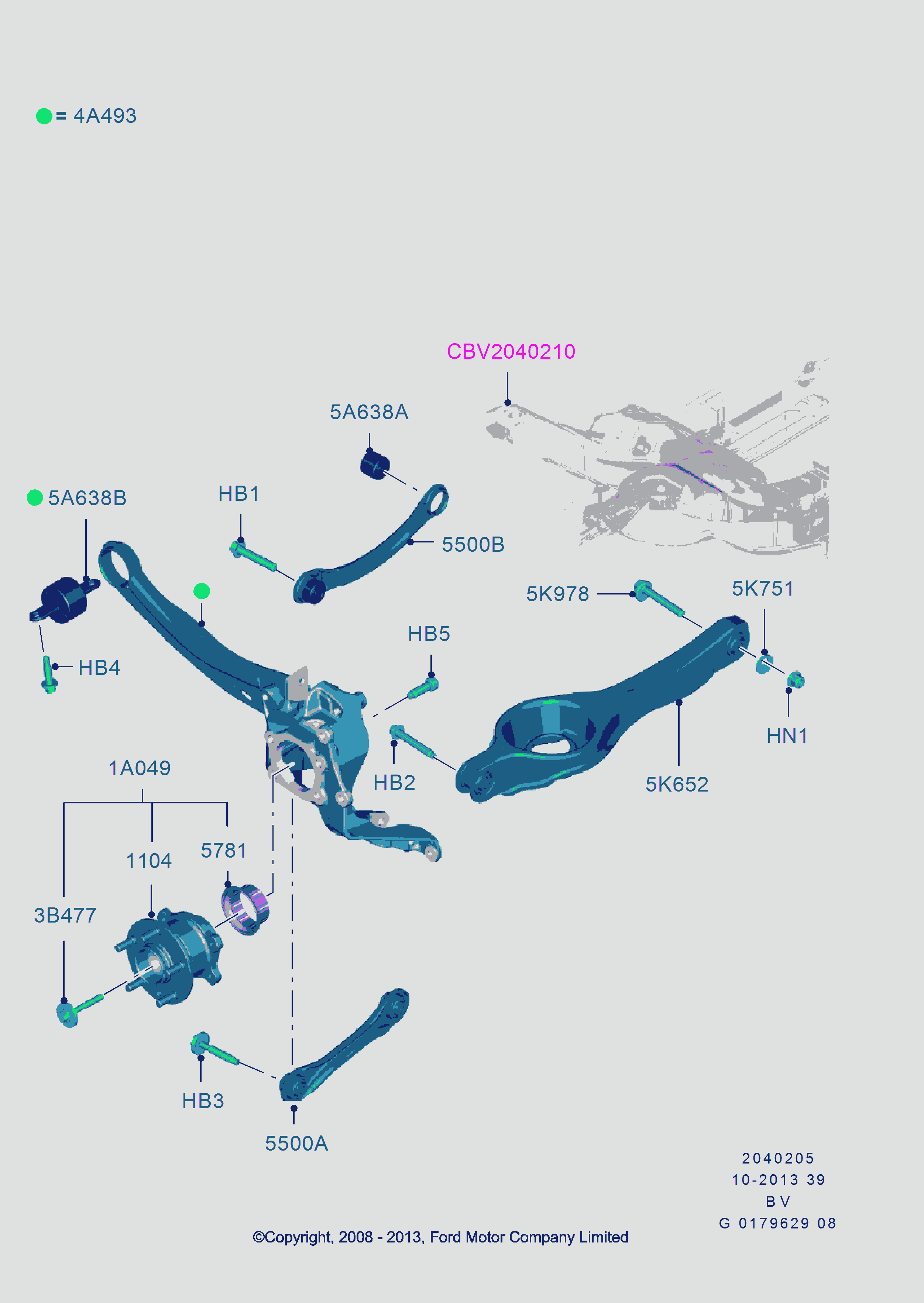 FORD 1502440 - Рычаг подвески колеса unicars.by