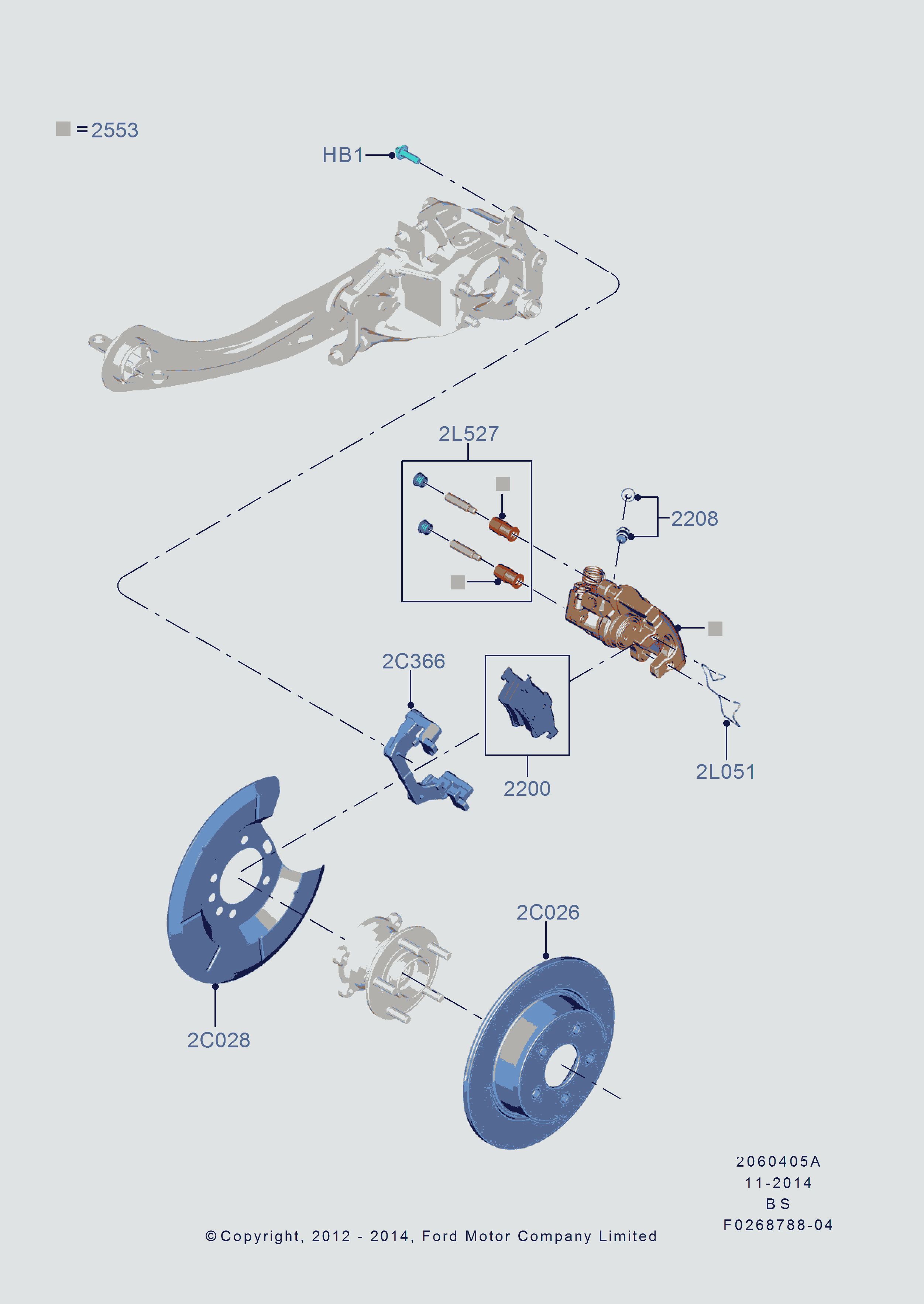 FORD 1683383 - Тормозной диск unicars.by