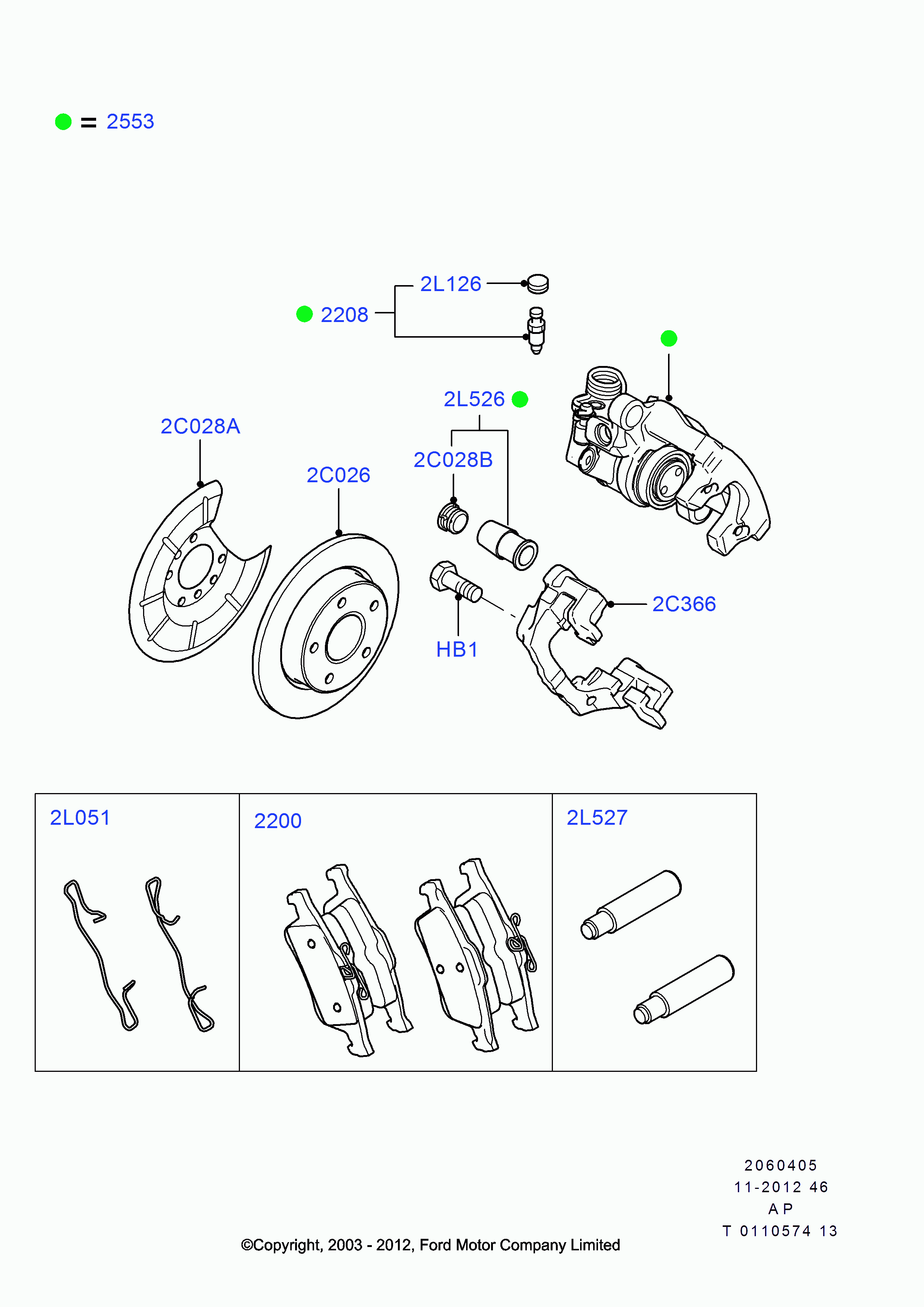 PEUGEOT 1360254 - Тормозные колодки, дисковые, комплект unicars.by