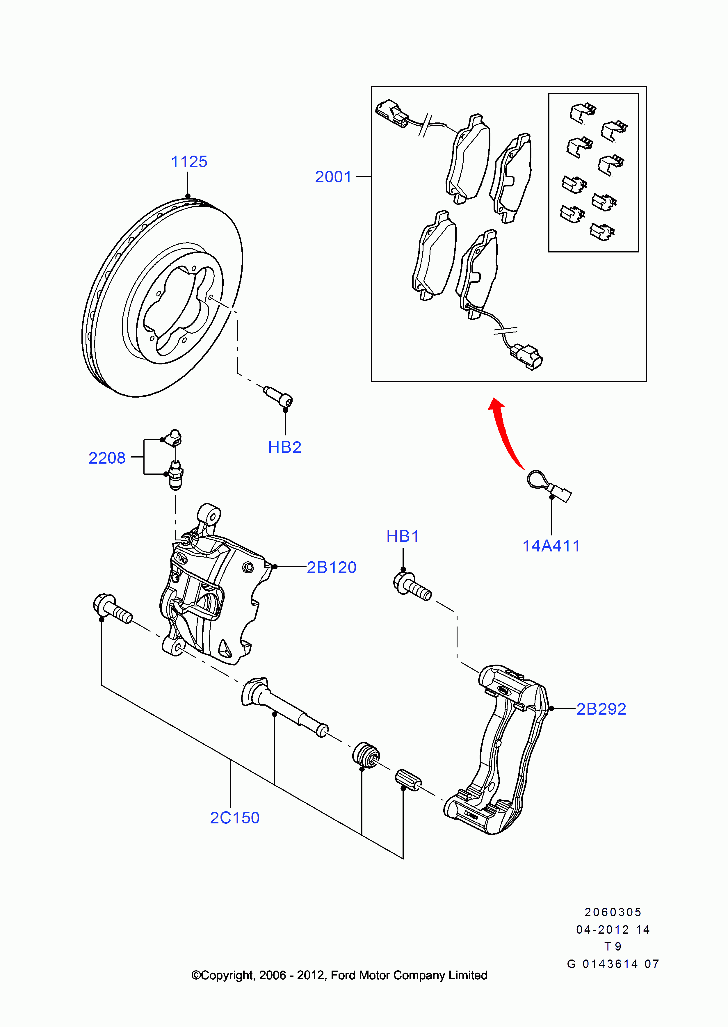 FORD 1503287 - Тормозной диск unicars.by