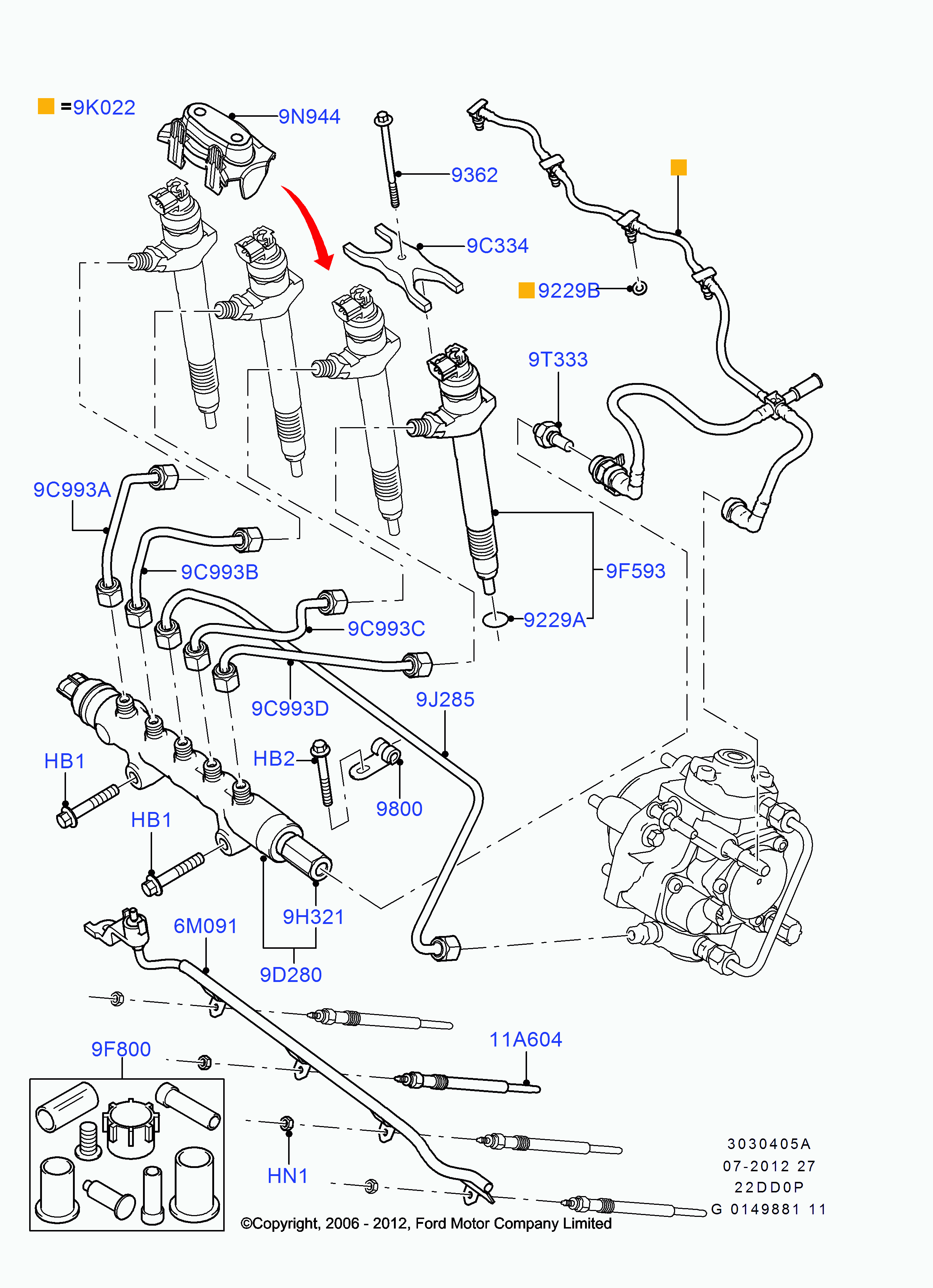 Mitsubishi 1795871 - Ремкомплект, распылитель unicars.by