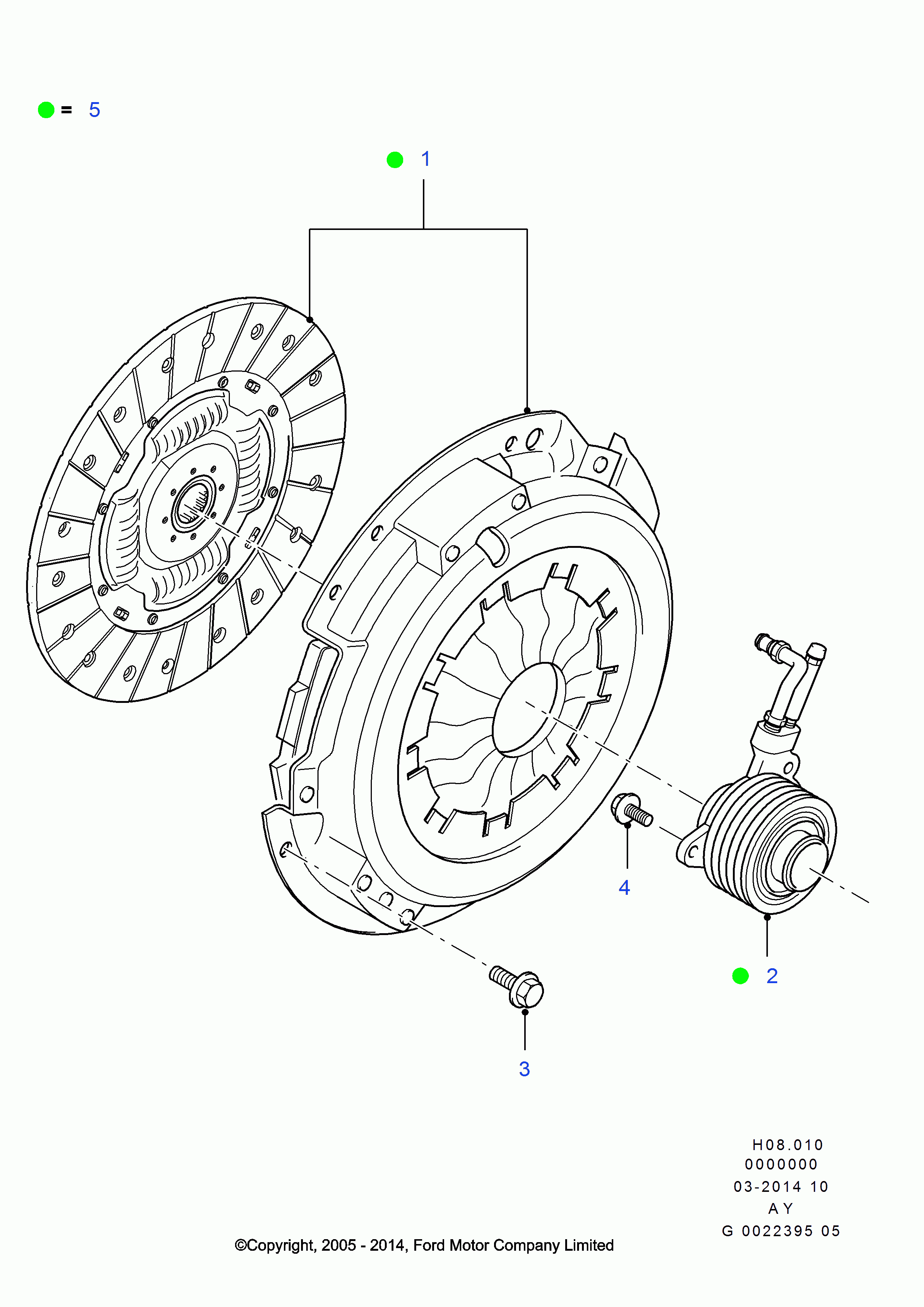 FORD 1359514 - Комплект сцепления unicars.by