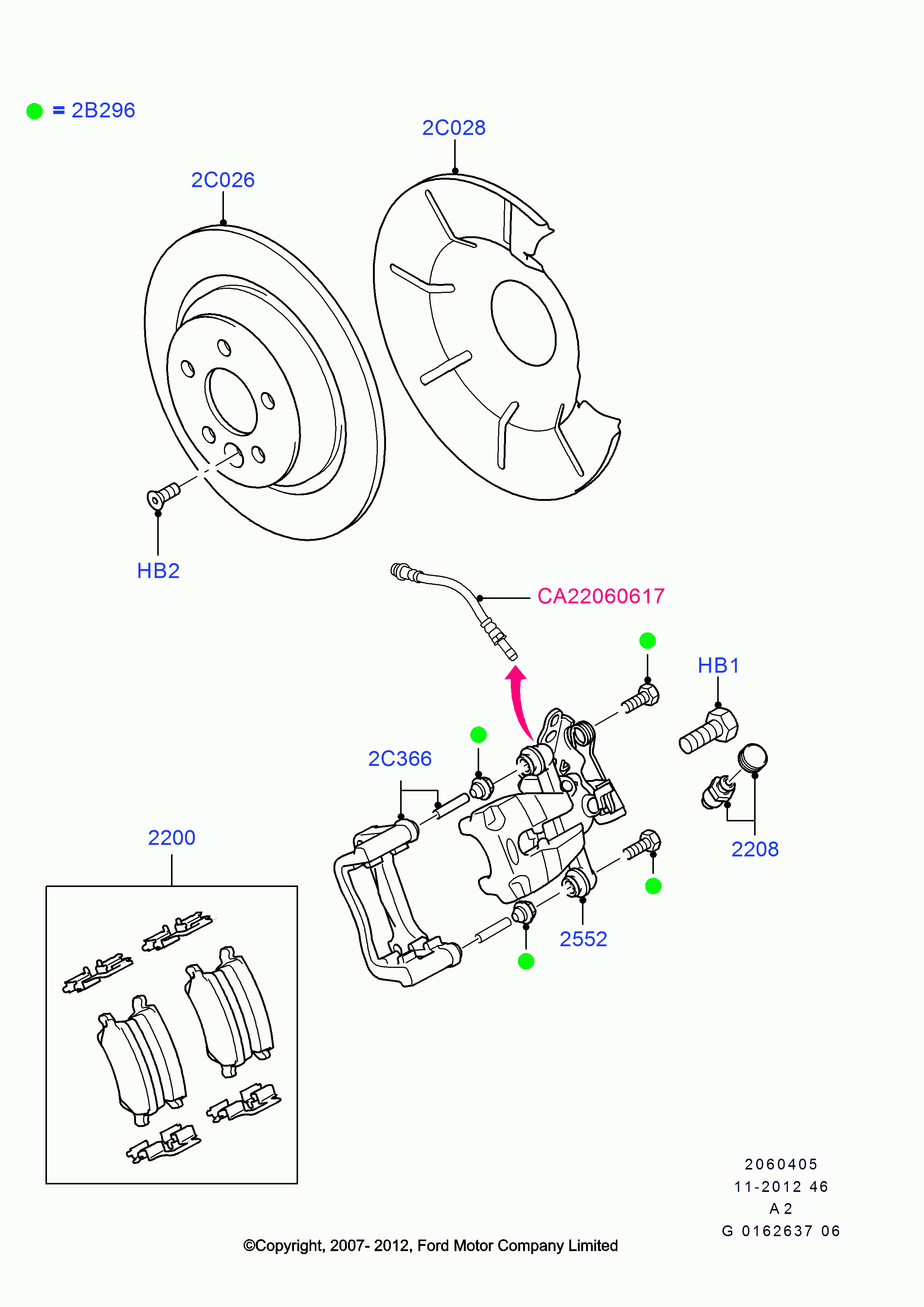 FORD 1458771 - Ремкомплект, тормозной суппорт unicars.by