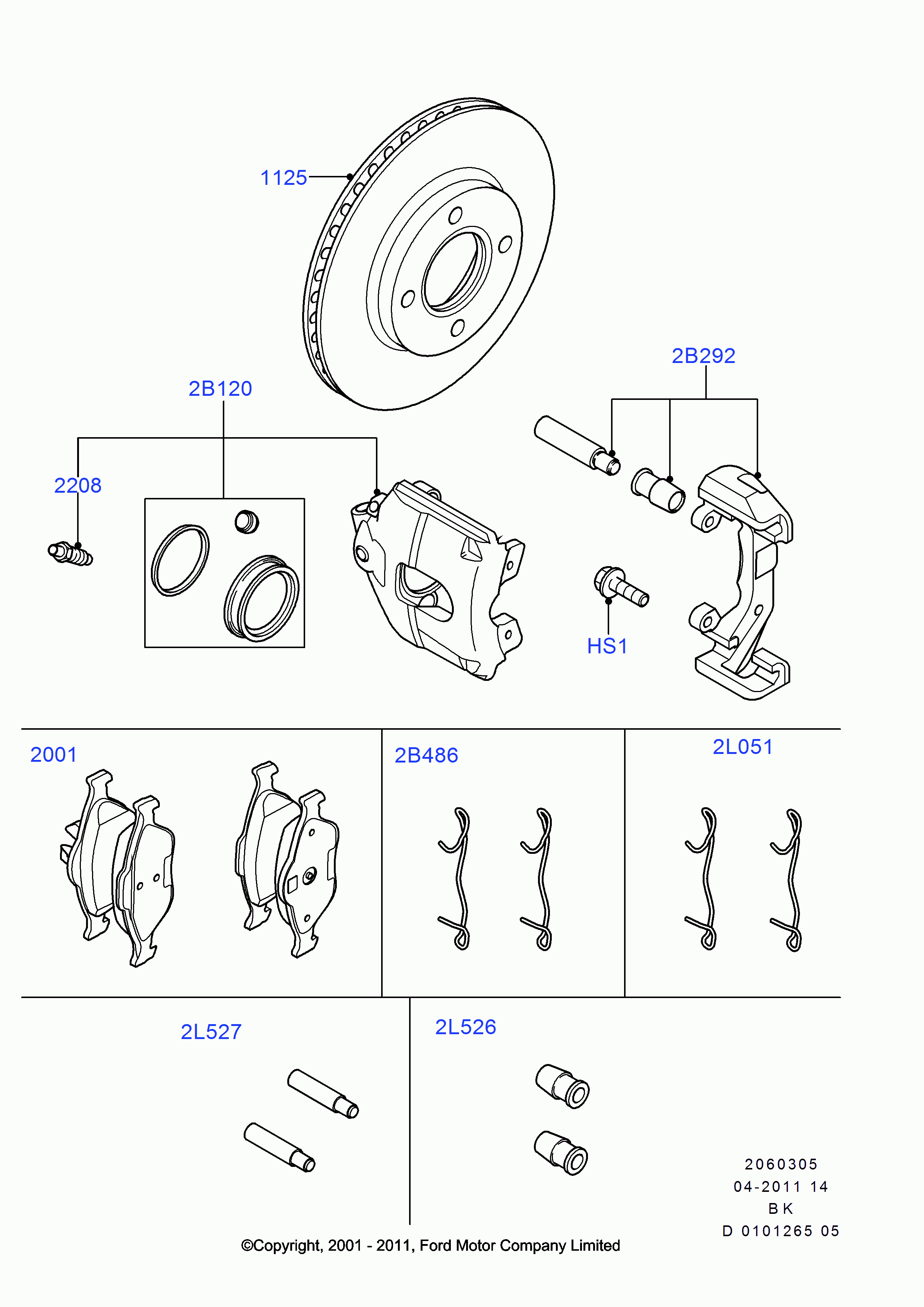 FORD 1478500 - Тормозной суппорт unicars.by