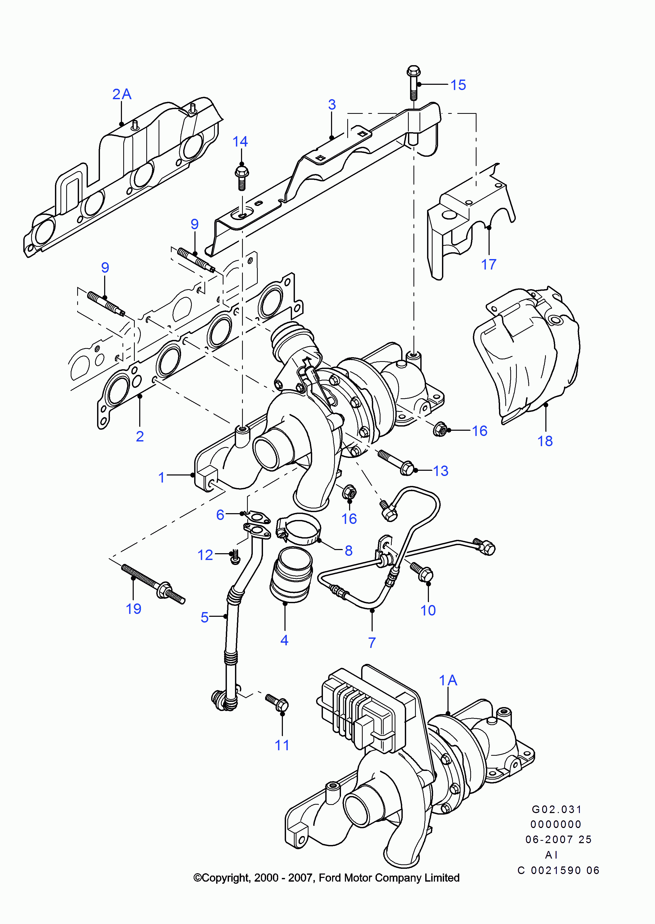 FORD 1387113* - Турбина, компрессор unicars.by