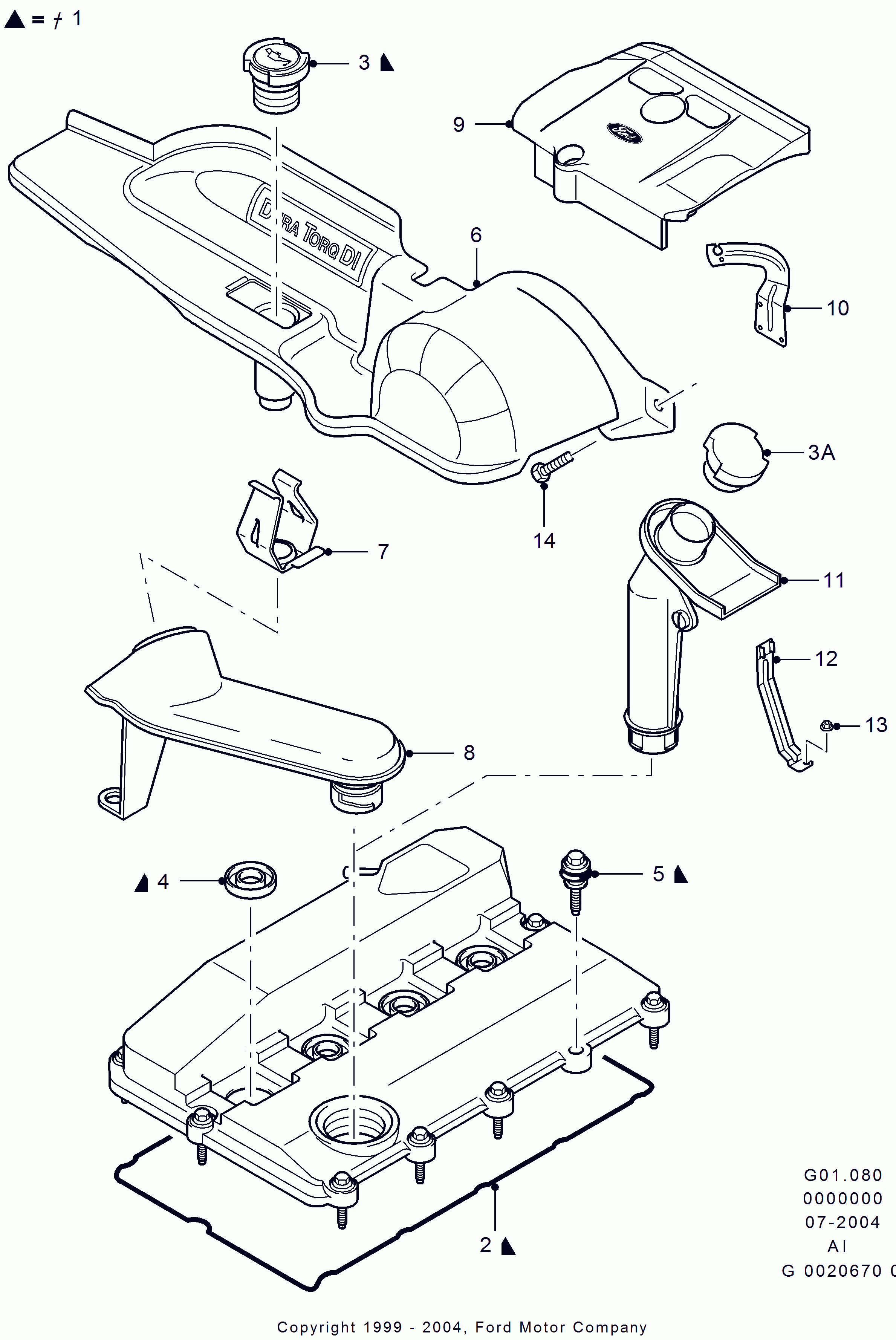 FORD 1 143 176 - Прокладка, крышка головки цилиндра unicars.by