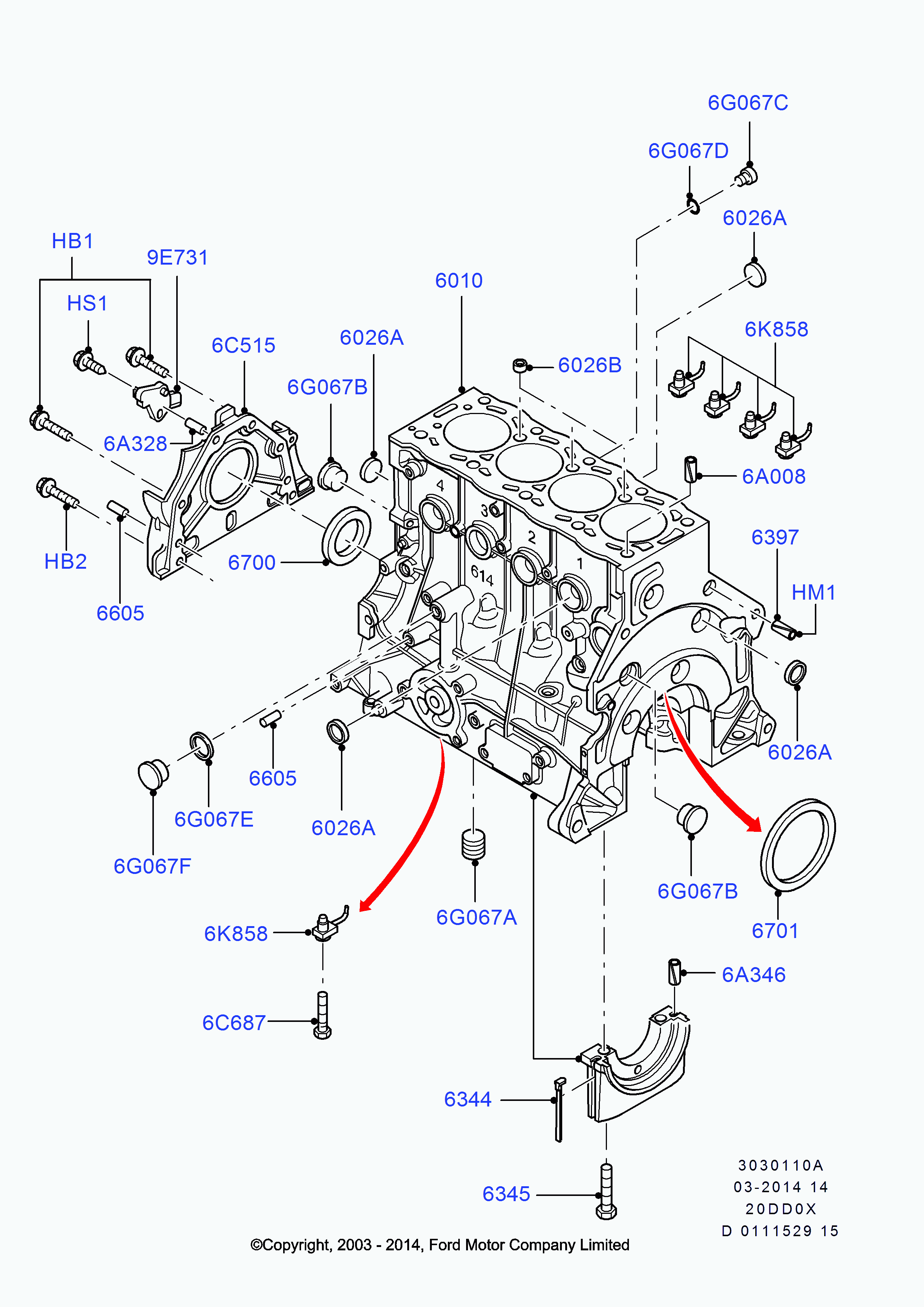 FORD 1 826 504 - Уплотняющее кольцо, коленчатый вал unicars.by