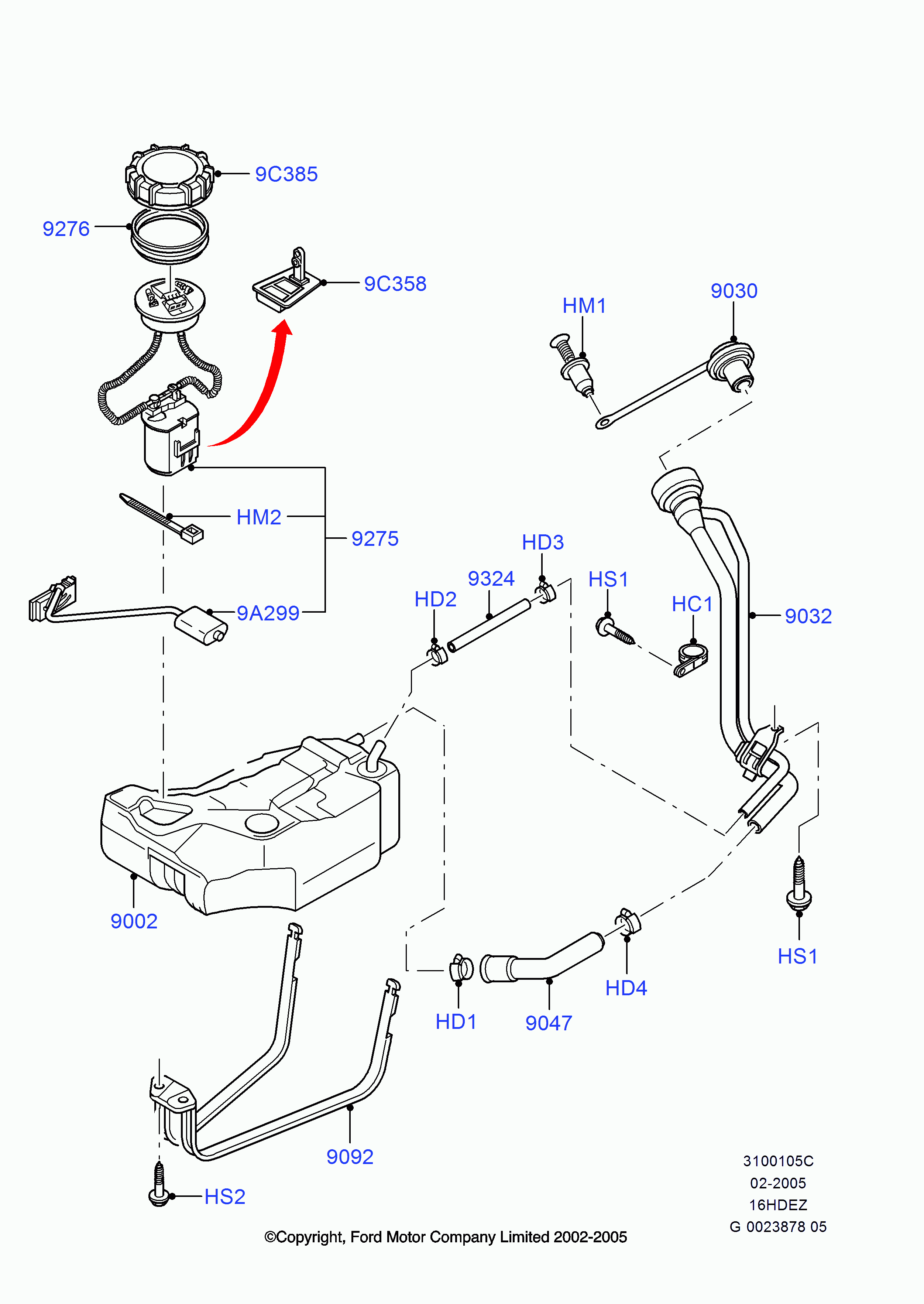 FORD 1 388 671 - Модуль топливного насоса unicars.by