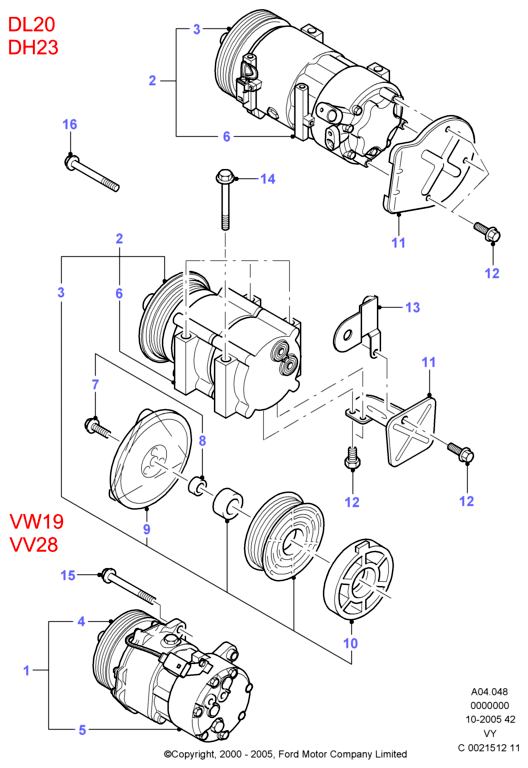 Seat 1458685 - Компрессор кондиционера unicars.by