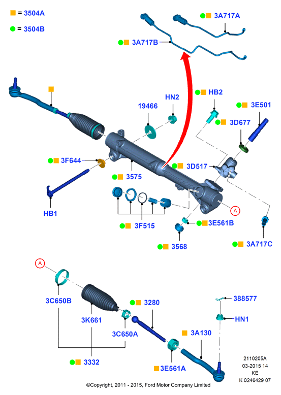 MAZDA 1775547 - Осевой шарнир, рулевая тяга unicars.by