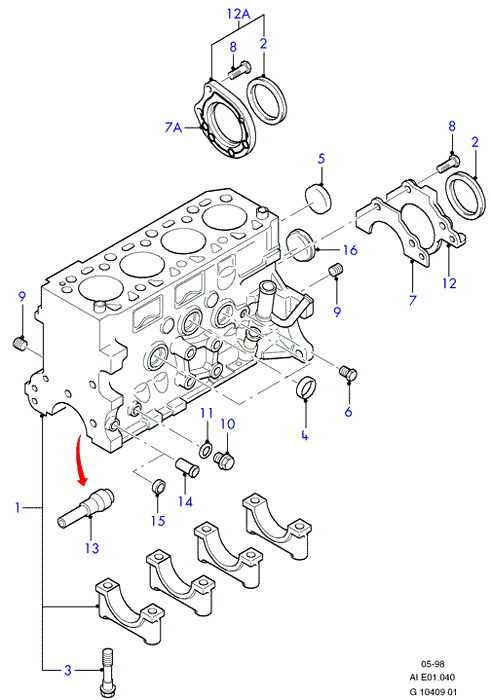 FORD 1 207 615 - Уплотняющее кольцо, коленчатый вал unicars.by