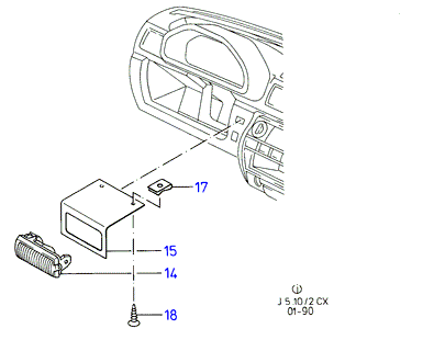 FORD 6 079 730 - Лампа накаливания, освещение щитка приборов unicars.by