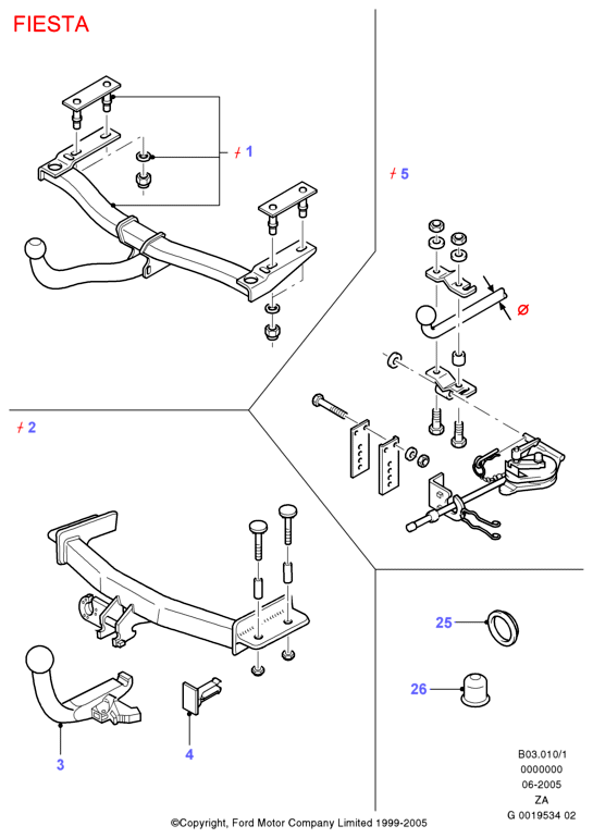 FORD 6 089 983 - Прерыватель указателей поворота unicars.by