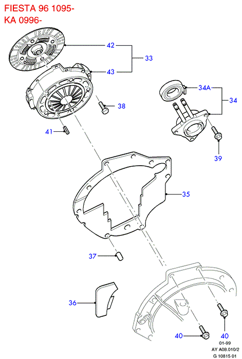 FORD 6973998 - Нажимной диск сцепления unicars.by