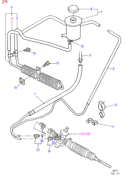 FORD 6897110 - Комплект зубчатого ремня ГРМ unicars.by