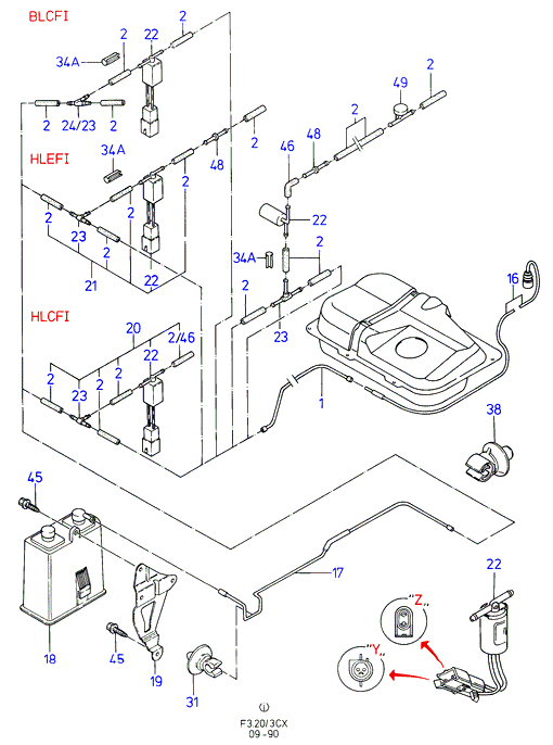 FORD 5020 405 - Топливный фильтр unicars.by