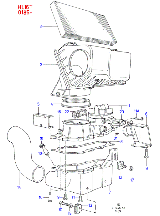 FORD 1574 618 - Воздушный фильтр, двигатель unicars.by