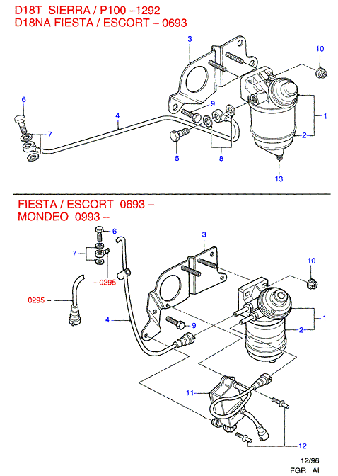 FORD 1657670 - Топливный фильтр unicars.by