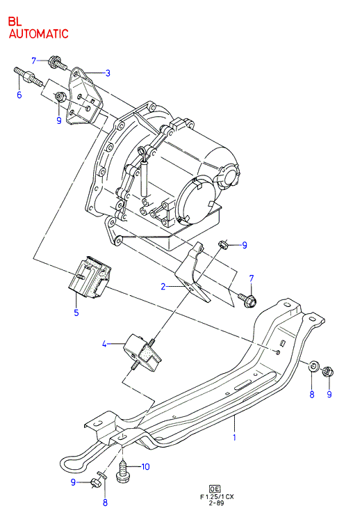 FORD 6161627 - Подушка, опора, подвеска двигателя unicars.by