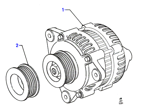 FORD 7 276 001 - Генератор unicars.by