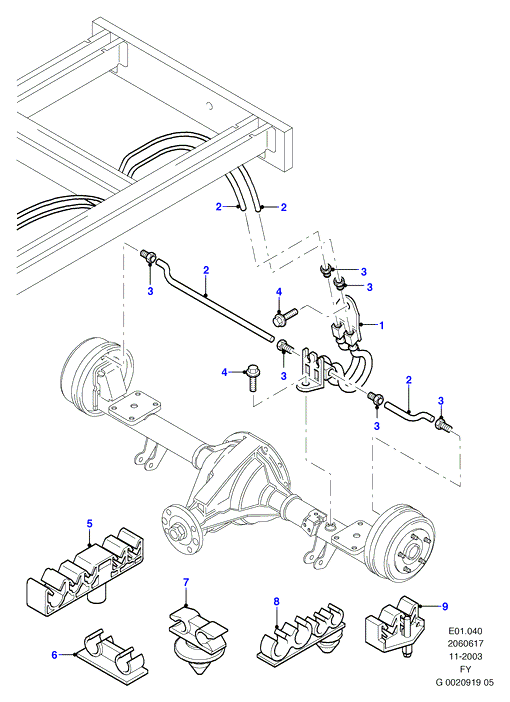 FORD 4409343 - Тормозной шланг unicars.by