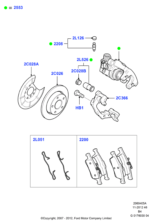 FORD USA 1 748 745 - Тормозной диск unicars.by