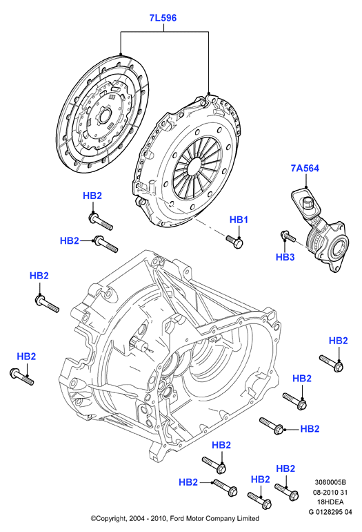 FORD 1508667 - Комплект сцепления unicars.by