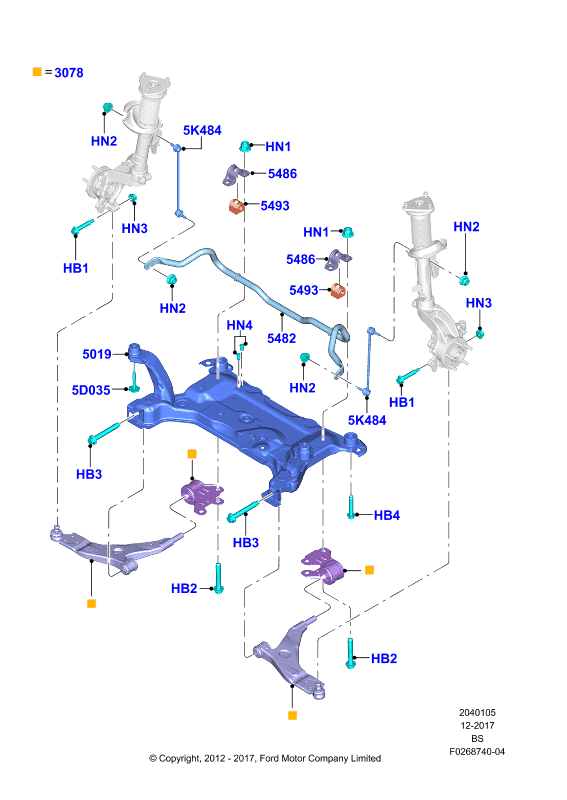 FORD 1793236* - Рычаг подвески колеса unicars.by