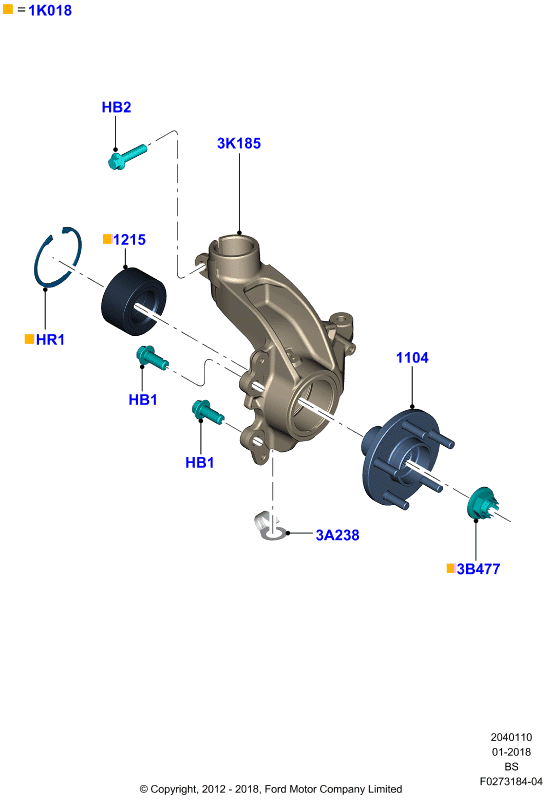 FORD 1502123 - Комплект подшипника ступицы колеса unicars.by