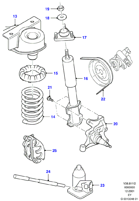 FORD 1668515 - Гидравлический насос, рулевое управление, ГУР unicars.by