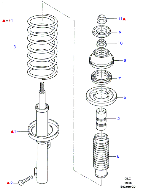 FORD 1104928 - Пружина ходовой части unicars.by