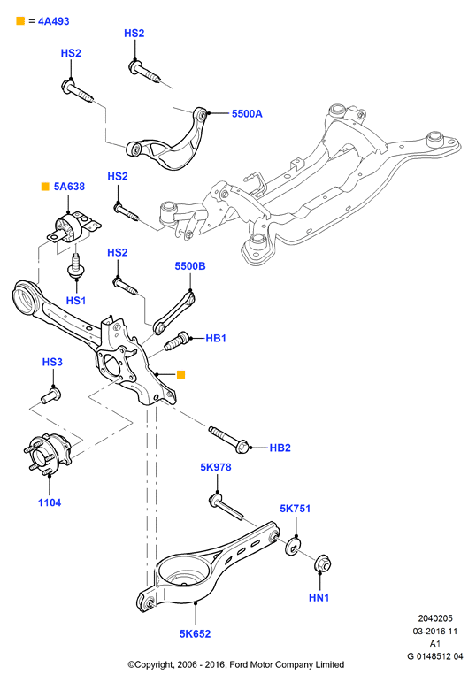 FORD 1 737 518 - Тяга / стойка, подвеска колеса unicars.by