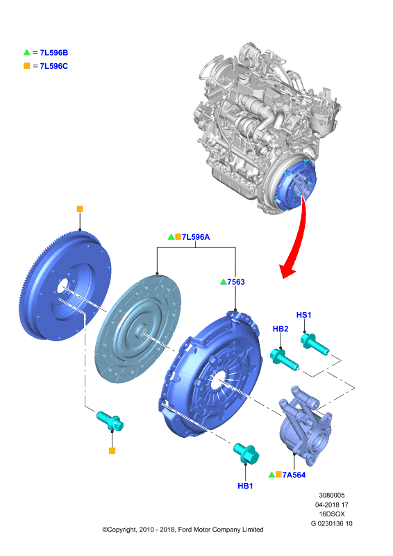 FORD 2086481 - Комплект сцепления unicars.by