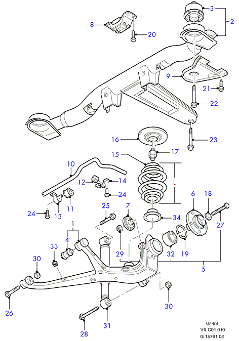 FORD 1121342 - Комплект подшипника ступицы колеса unicars.by