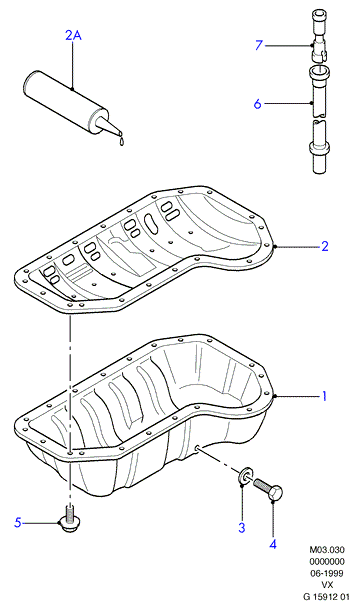 FORD 1 033 121 - Прокладка, масляная ванна unicars.by