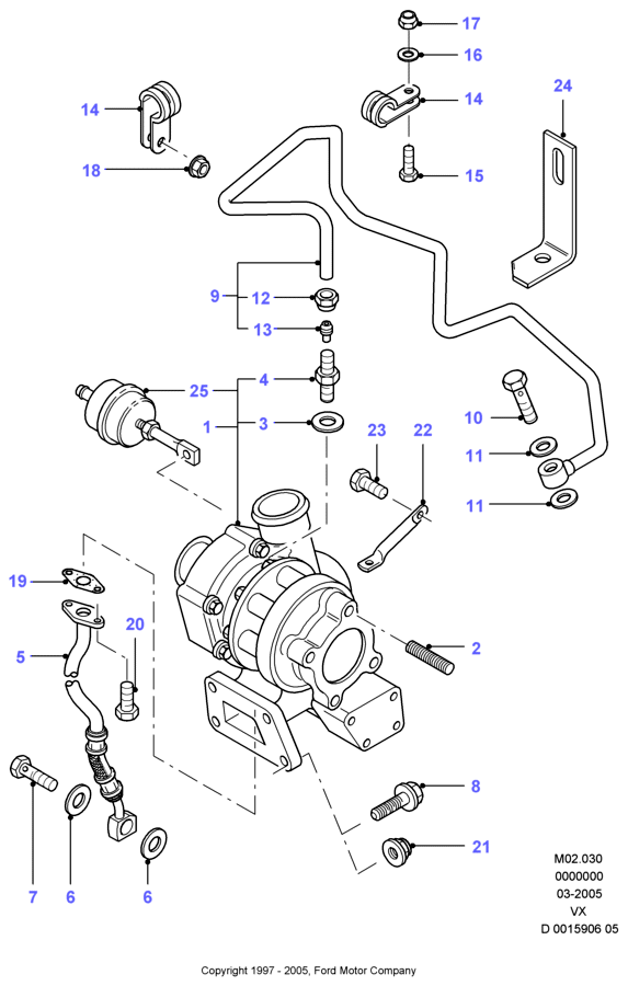 Opel 1002829 - Картридж турбины, группа корпуса компрессора unicars.by