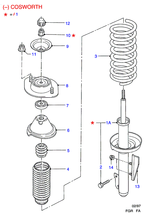 FORD 7354137 - Пружина ходовой части unicars.by