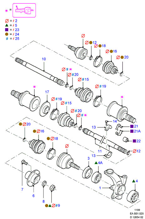 FORD 1073846 - Пыльник, приводной вал unicars.by