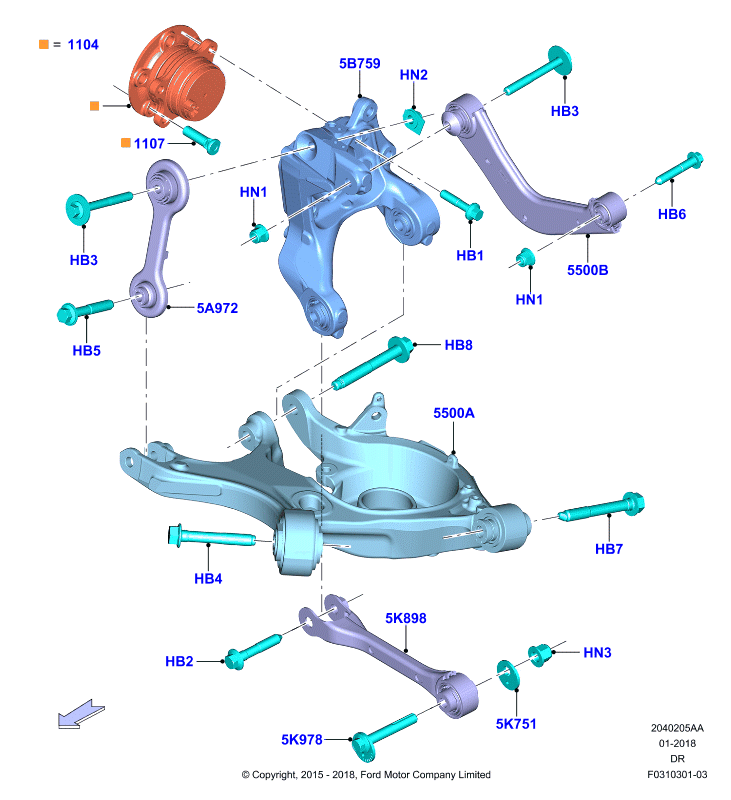 FORD 2102498 - Комплект подшипника ступицы колеса unicars.by