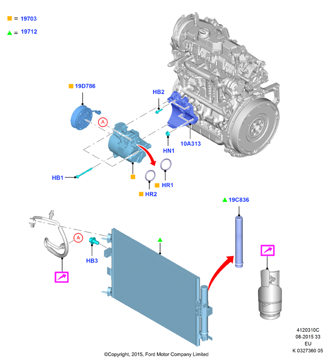 FORD 2069520 - Компрессор кондиционера unicars.by