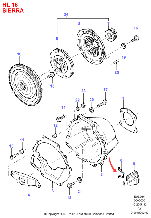 FORD 5029582 - Комплект сцепления unicars.by