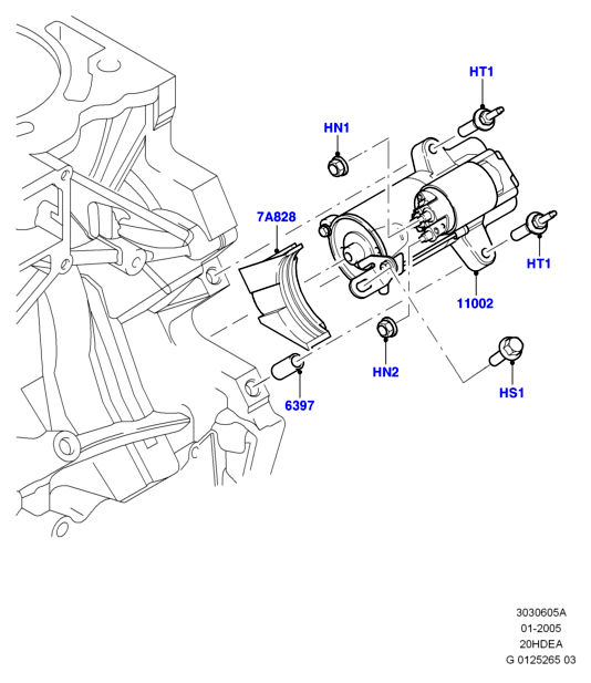 FORD 1 477 482 - Стартер unicars.by