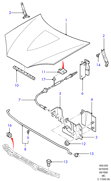 AKRON 1050993 - Plate - Mounting, Before ordering, please read the information i unicars.by