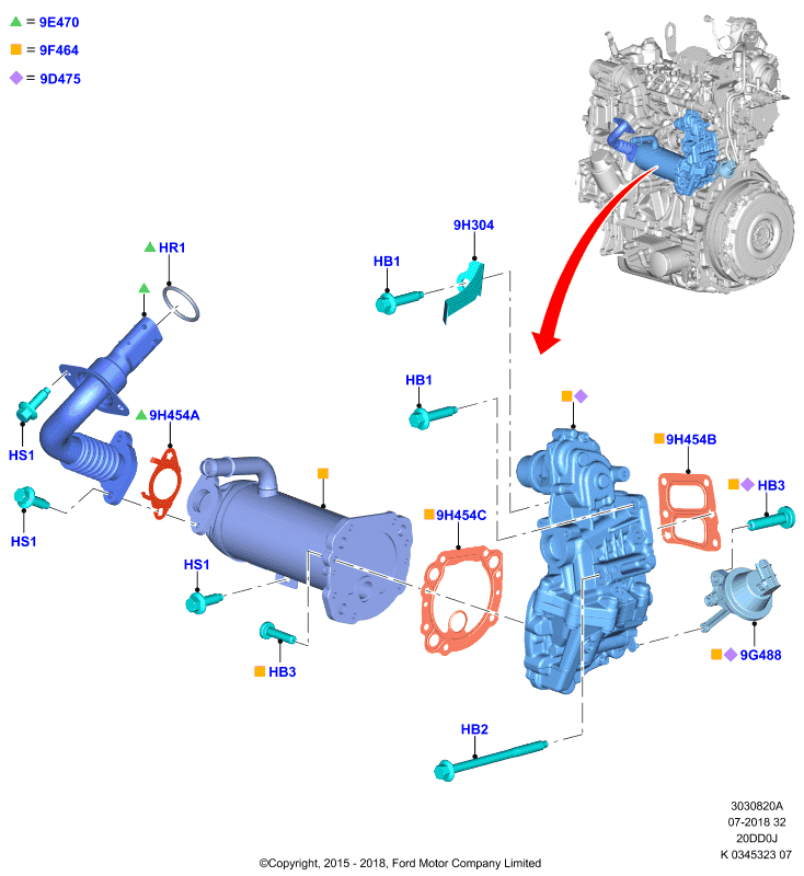 FORD 1754861 - Прокладка, впускной коллектор unicars.by