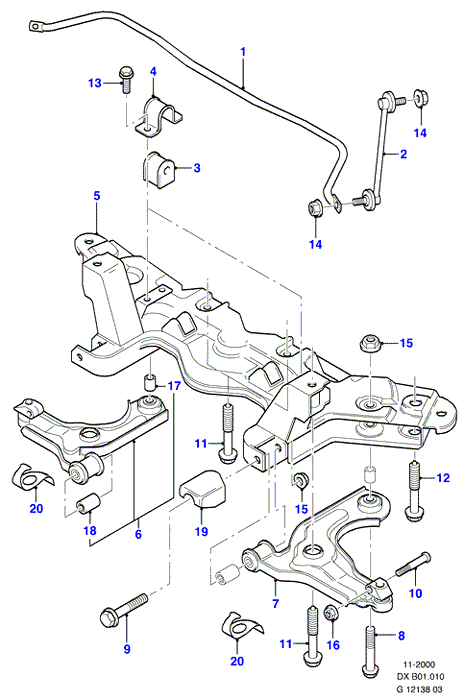 FORD 1836215 - Сайлентблок, рычаг подвески колеса unicars.by