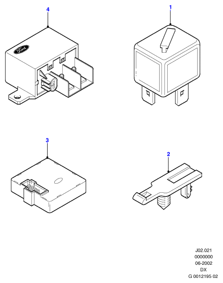 FORD 1035579 - Прерыватель указателей поворота unicars.by