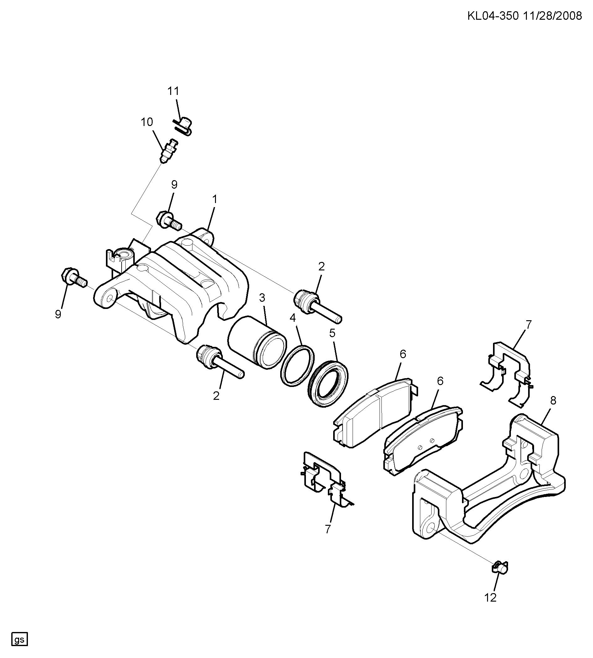 DAEWOO 96626076 - Тормозные колодки, дисковые, комплект unicars.by