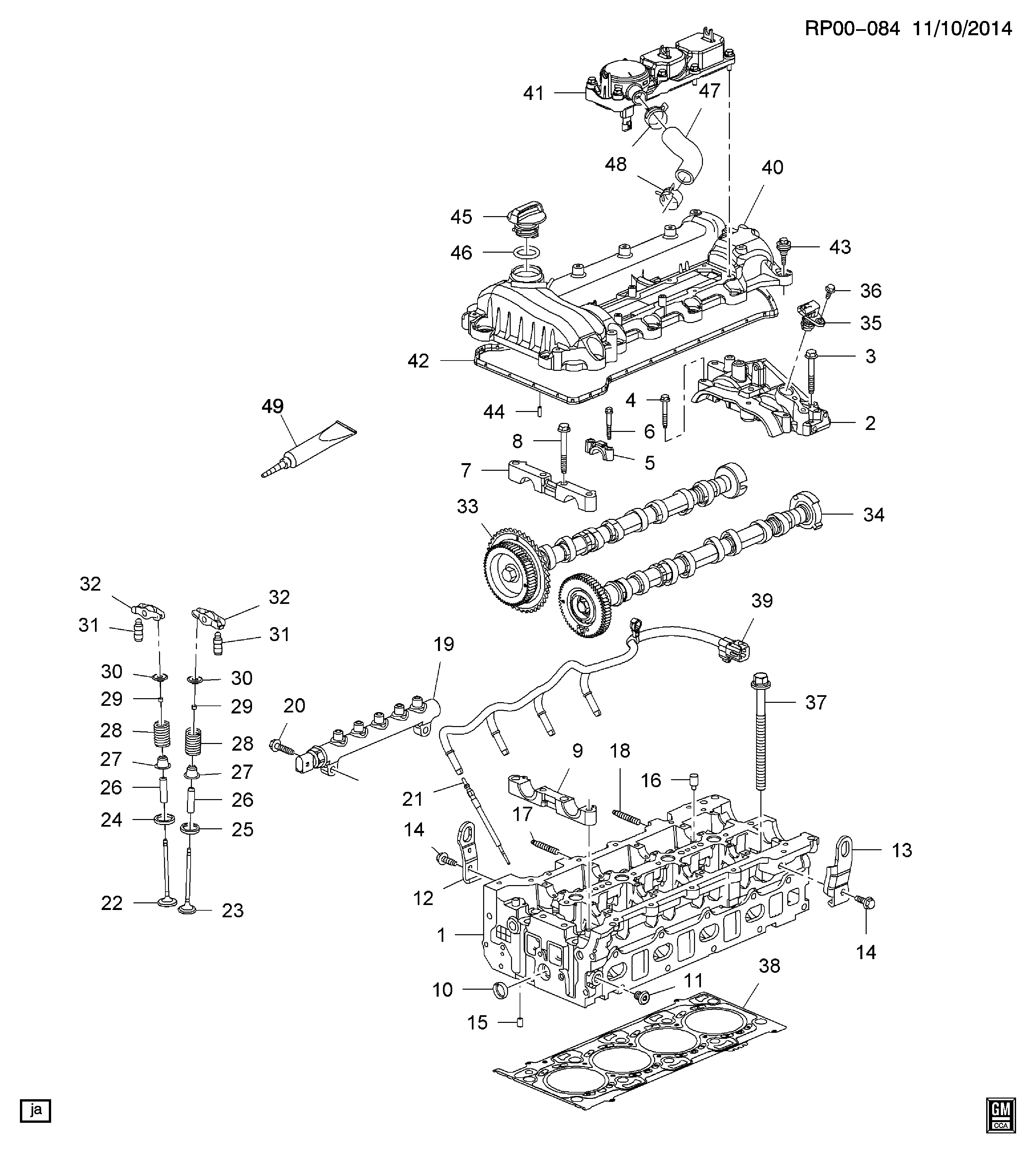 Chevrolet 12855340 - Толкатель, гидрокомпенсатор unicars.by