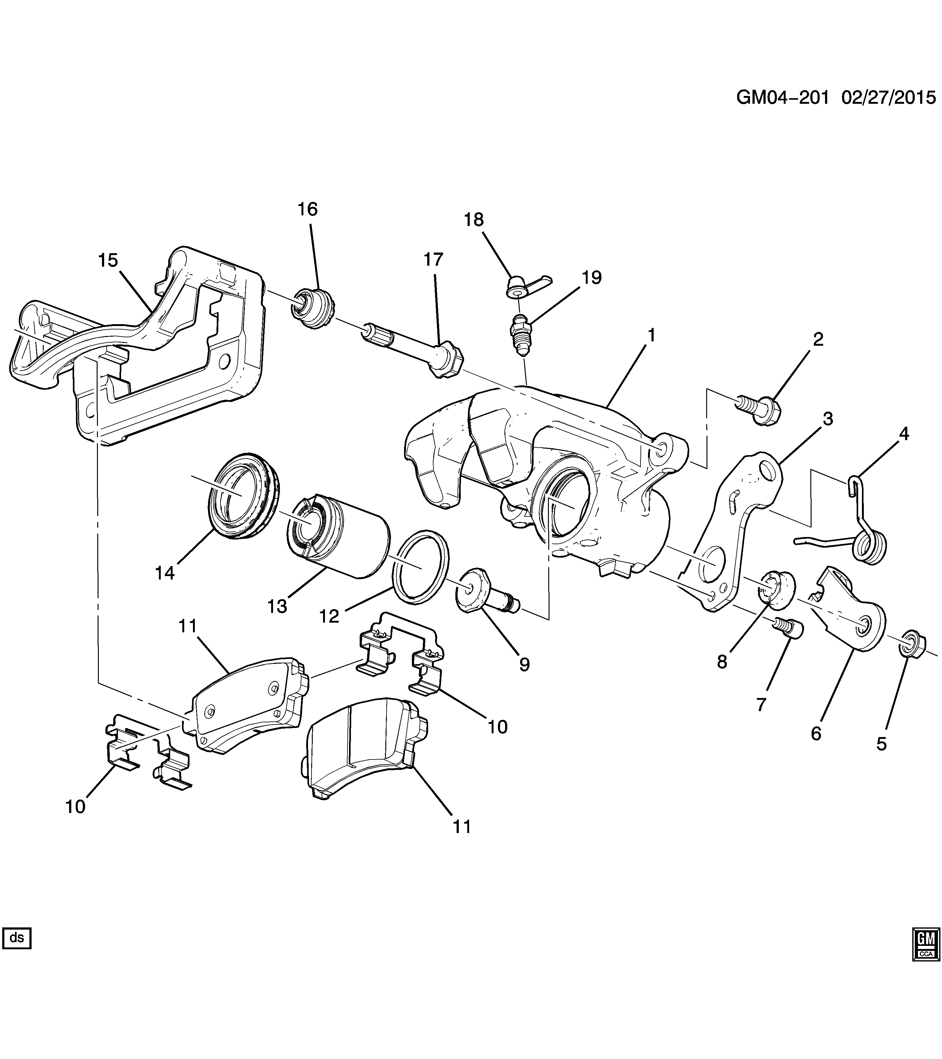 Buick 13579138 - Тормозной суппорт unicars.by